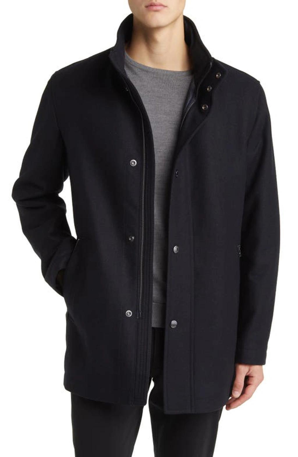 Camron Coat In Dark Gray Product Image