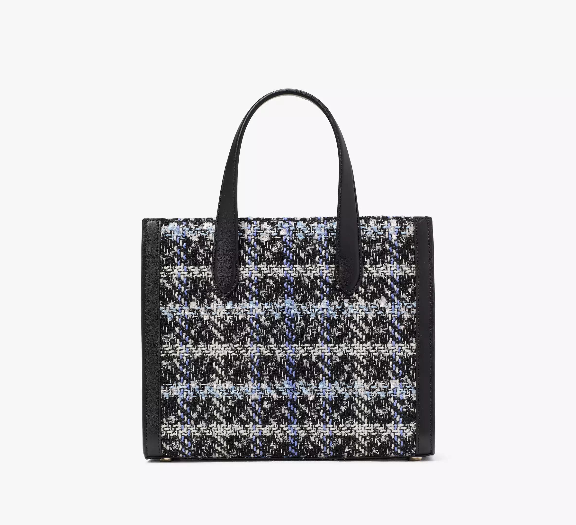 Manhattan Plaid Tweed Small Tote Product Image