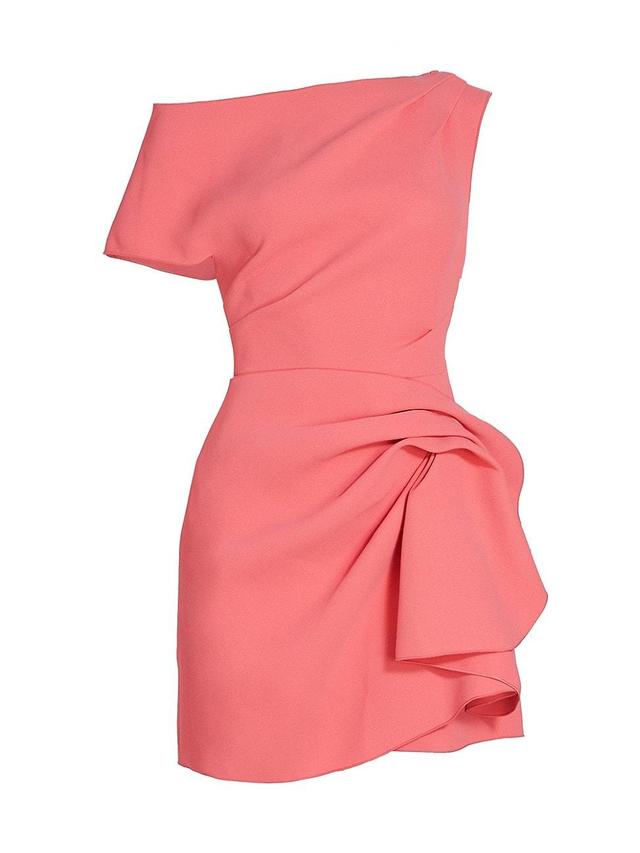 Womens Eddington Draped Minidress Product Image