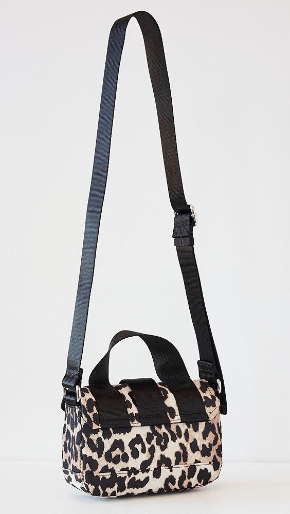 GANNI Recycled Tech Leopard Mini Satchel | Shopbop Product Image