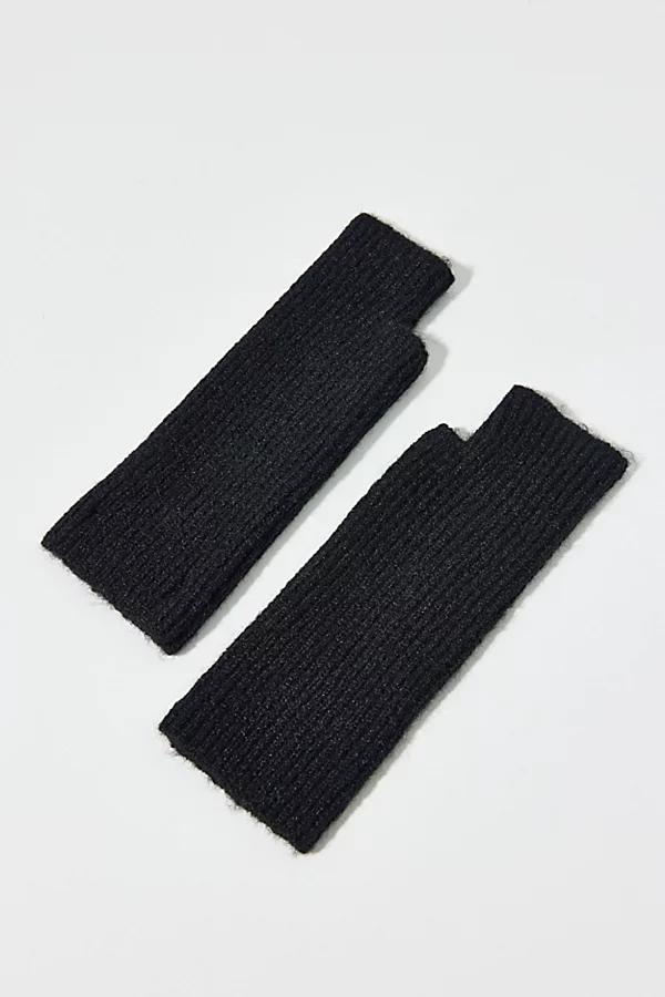 Ribbed Knit Hand Warmer Fingerless Glove Womens at Urban Outfitters Product Image