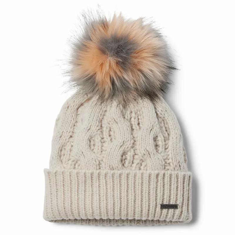 Columbia Women's Boundless Days Cable Knit Pom Beanie- Product Image