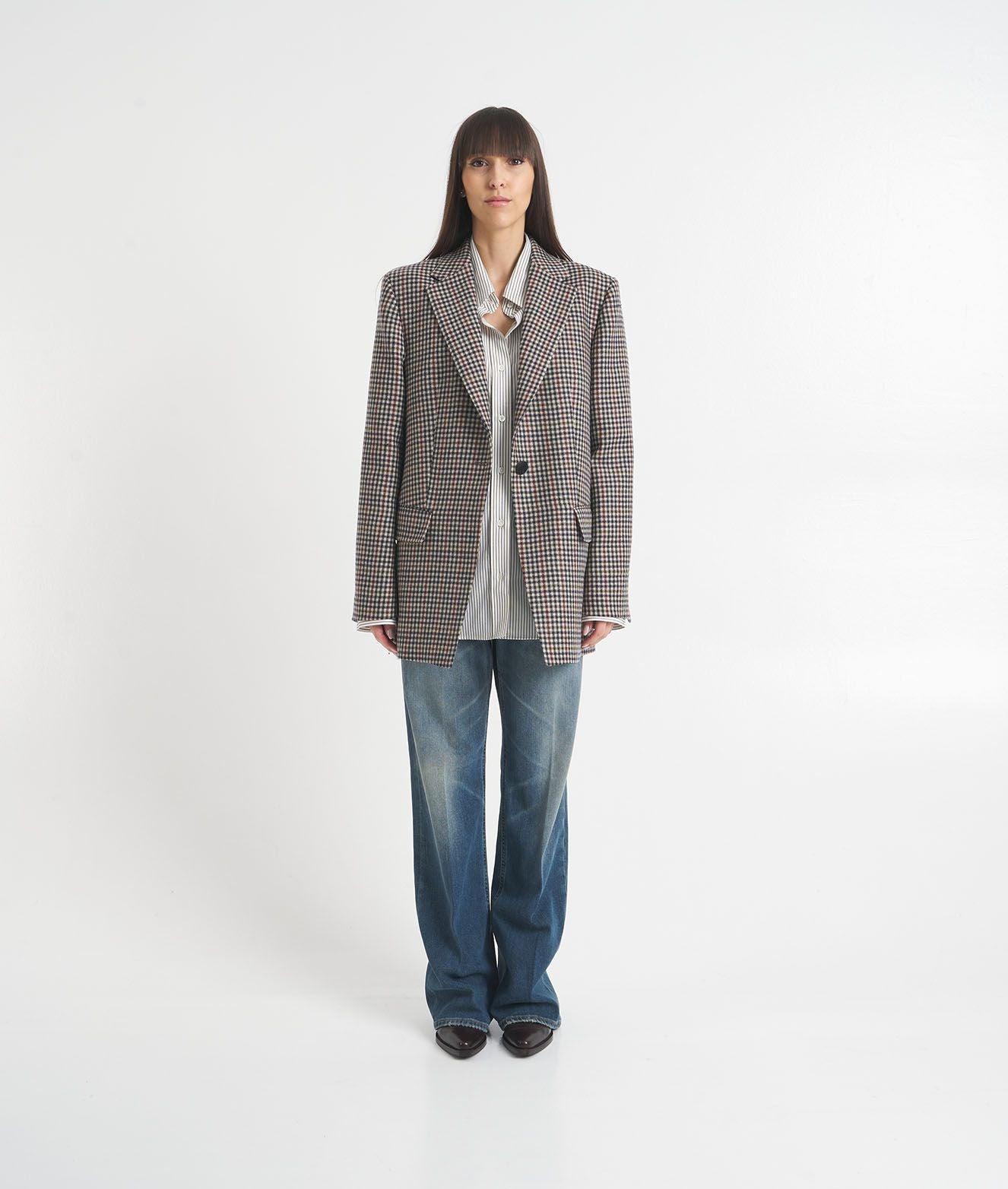 Blazer a quadri Female Product Image