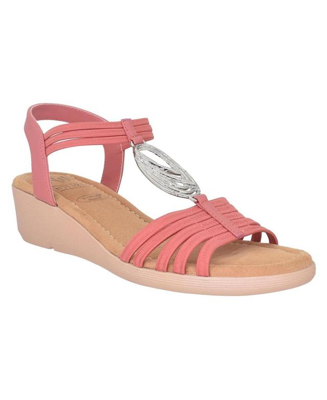 Impo Womens Ralana Ornamented Stretch Wedge Sandals Product Image