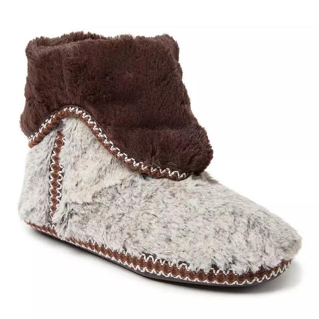 Dearfoams Faux Fur Fold-Down Womens Slippers Product Image