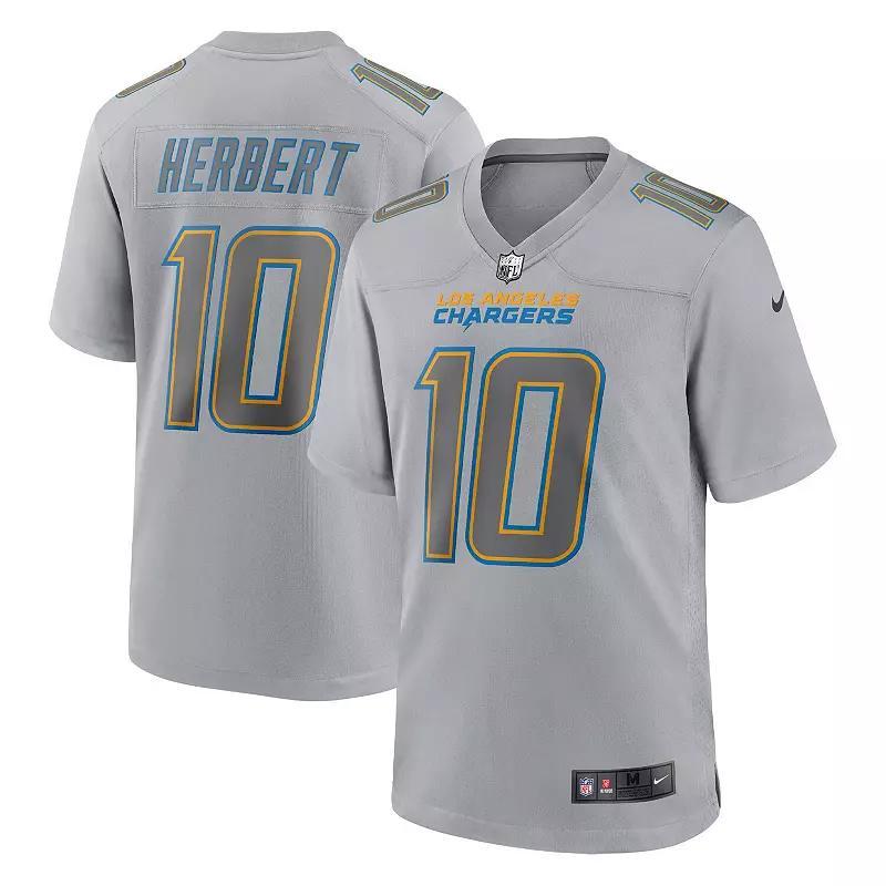 Mens Nike Justin Herbert Gray Los Angeles Chargers Atmosphere Fashion Game Jersey - Gray Product Image