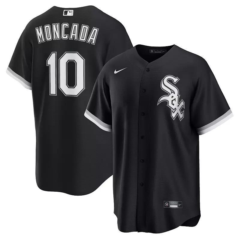 Mens Nike Yoan Moncada Chicago White Sox Alternate Replica Player Name Jersey Product Image