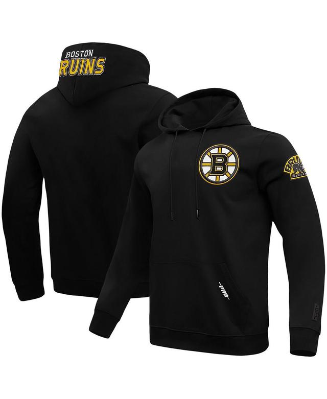 Mens Pro Standard Black Boston Bruins Classic Pullover Hoodie Product Image