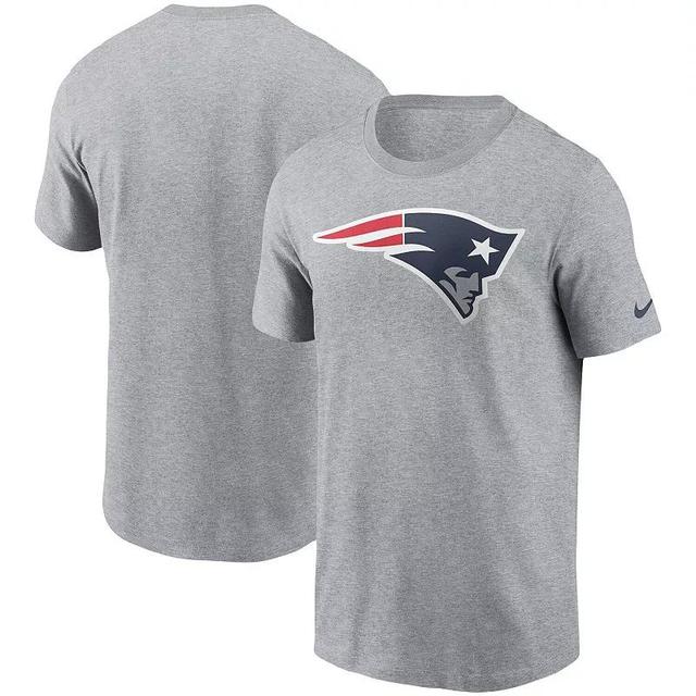 Mens Nike Gray New England Patriots Logo Essential T-Shirt Product Image