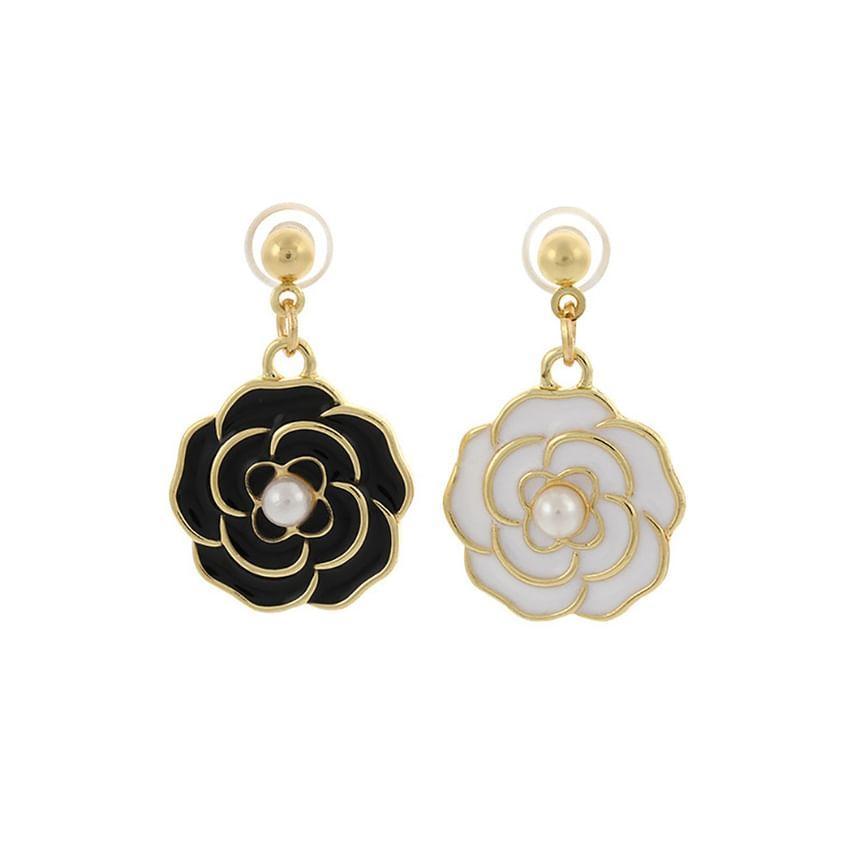 Flower Pearl Drop Earrings product image