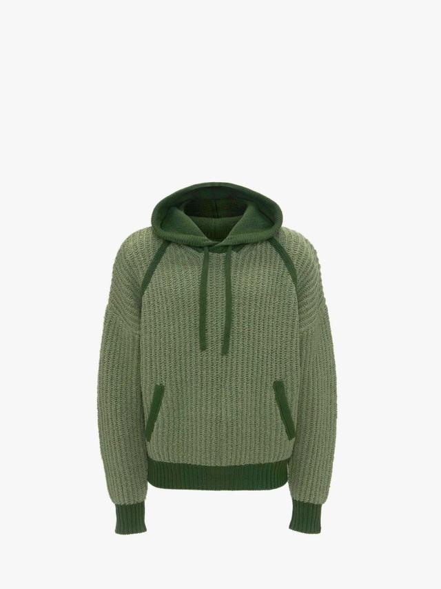 WOOL HOODIE in green | JW Anderson US  Product Image