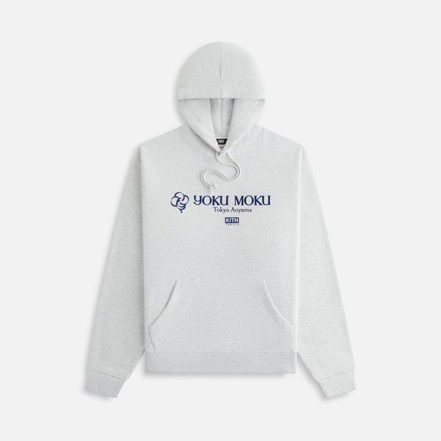 Kith Treats for YOKU MOKU Williams III Hoodie - Light Heather Grey Male Product Image