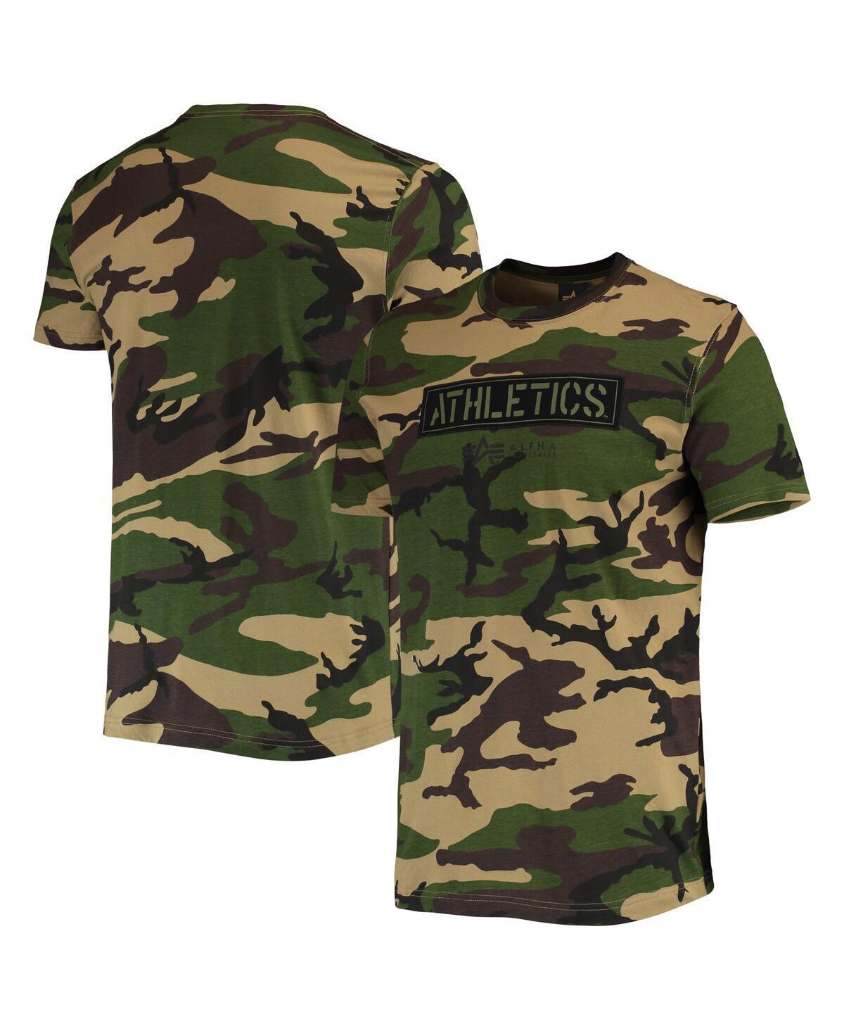 Mens New Era Camo Oakland Athletics Club T-shirt Product Image