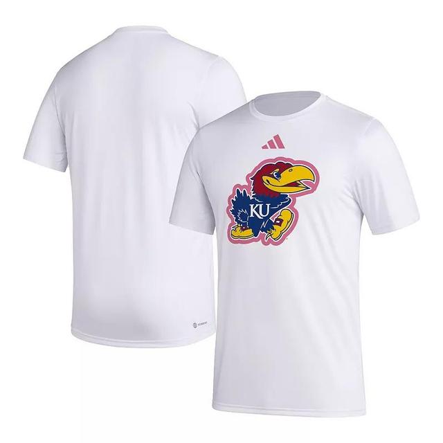 Mens adidas Kansas Jayhawks Pregame AEROREADY T-Shirt Product Image