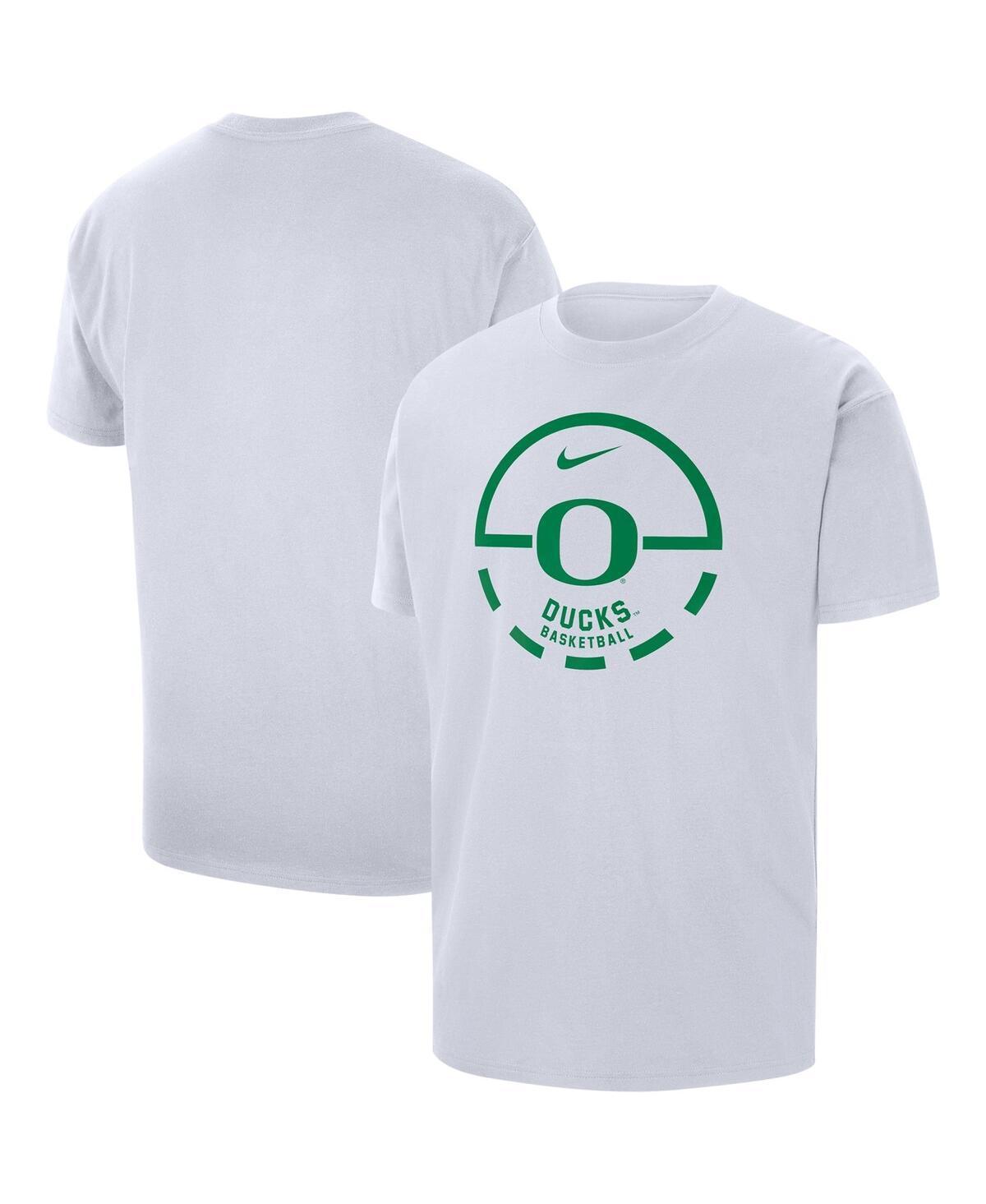 Mens Nike White Oregon Ducks Free Throw Basketball T-shirt Product Image