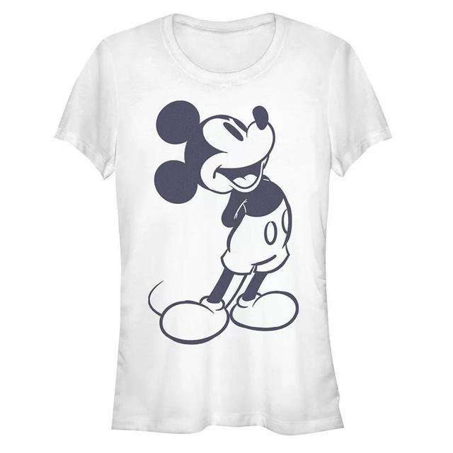 Disneys Mickey And Friends Mickey Womens Simple Classic Tee, Girls Product Image