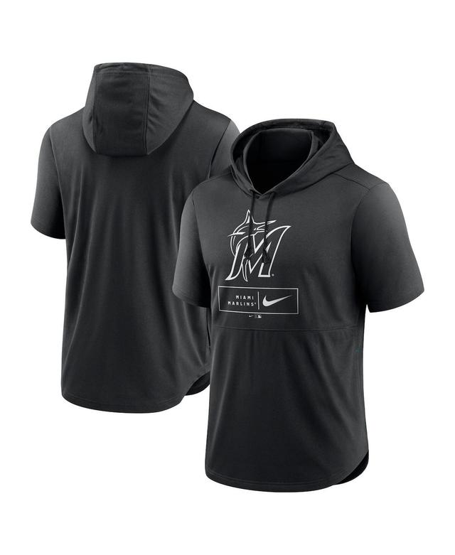 Mens Nike Black Chicago White Sox City Connect Performance Short Sleeve Pullover Hoodie Product Image