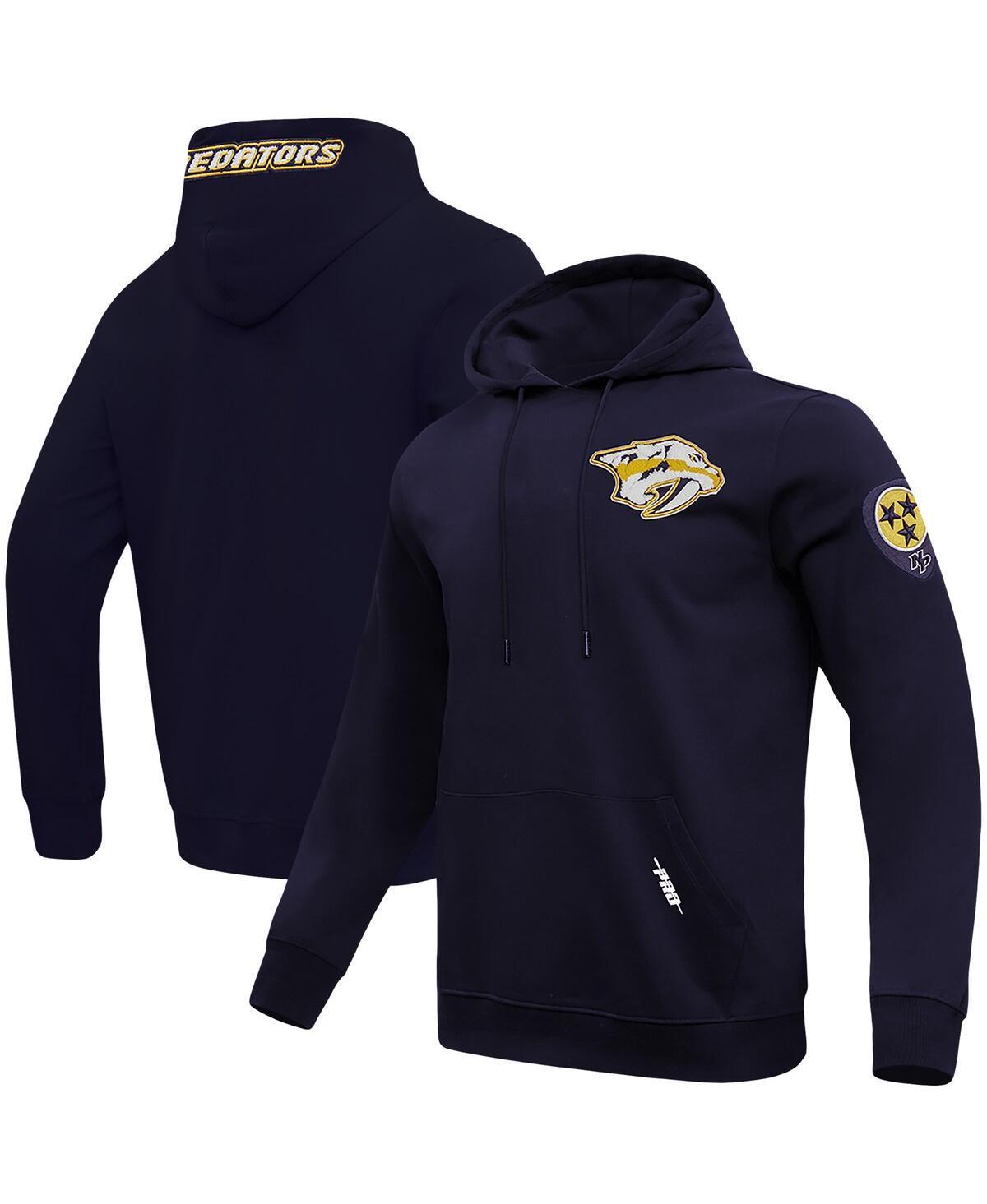 Mens Pro Standard Navy Nashville Predators Classic Pullover Hoodie Product Image