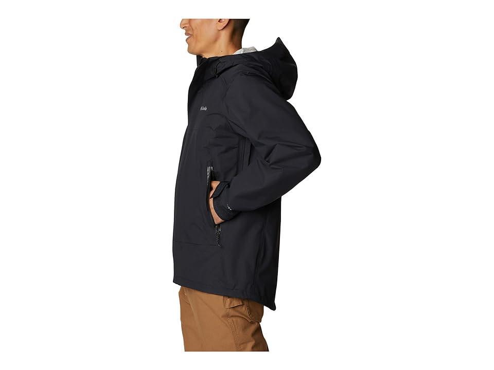 Columbia Discovery Point Shell (Black) Men's Clothing Product Image