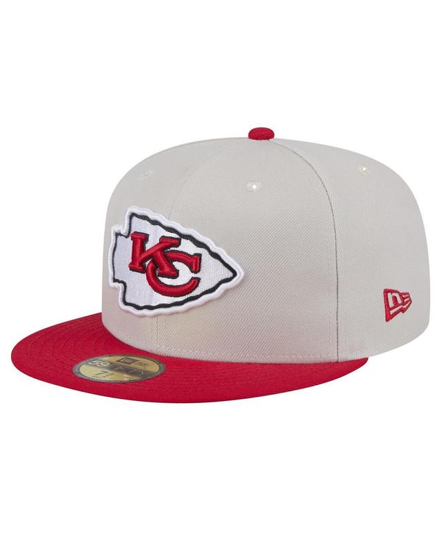 New Era Mens Kansas City Chiefs Stoney 59FIFTY Fitted Hat - Stone Product Image