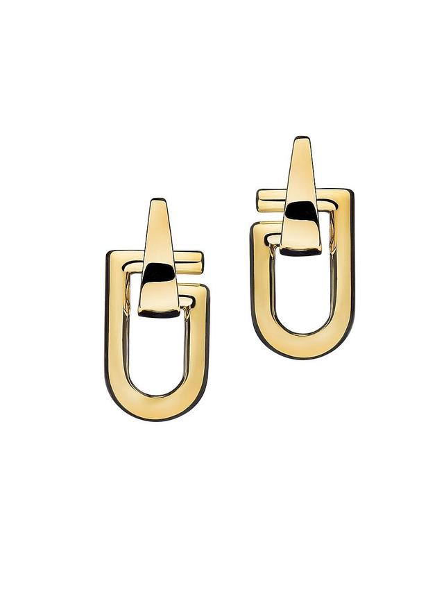 Womens Reine 18K Yellow Gold Drop Earrings Product Image