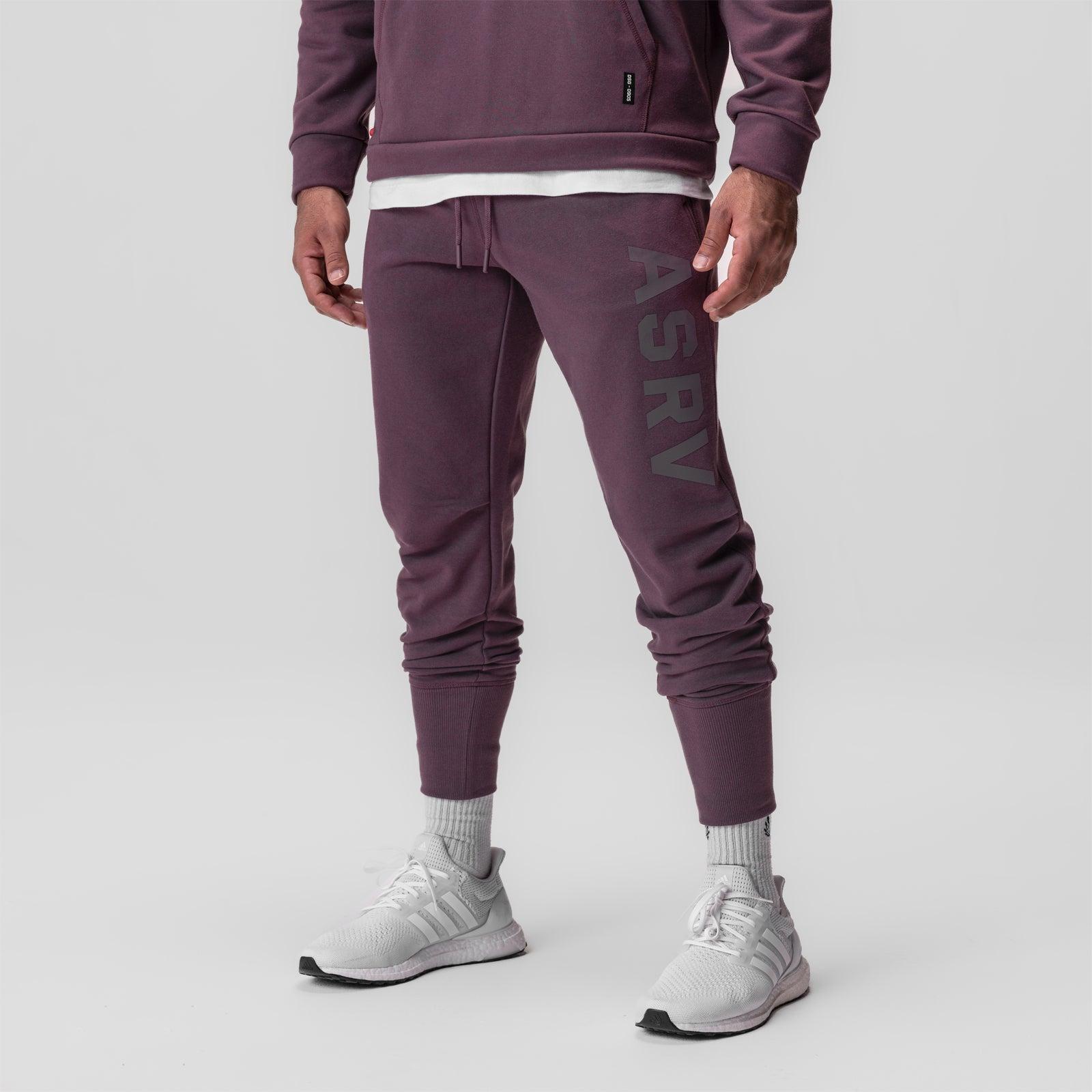 0915. Tech-Terry™ High Rib Jogger - Deep Purple "ASRV" Product Image