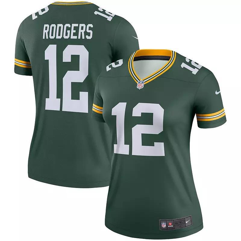 Womens Nike Aaron Rodgers Green Green Bay Packers Legend Jersey - Green Product Image