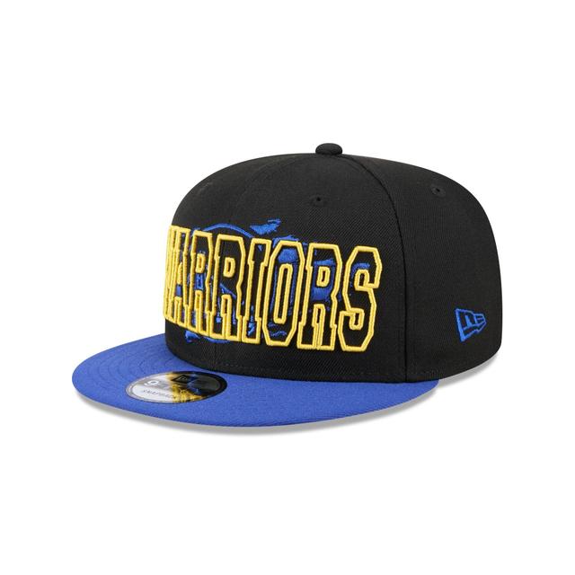 Golden State Warriors Splatter 9FIFTY Snapback Hat Male Product Image