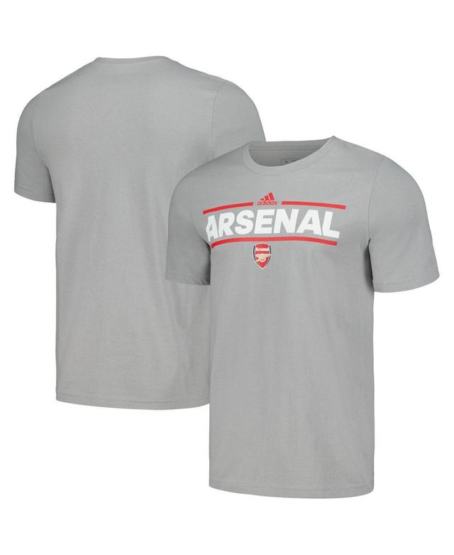 Mens adidas Gray Arsenal Lockup T-Shirt Product Image