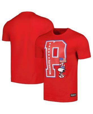 Mens Freeze Max Red Peanuts Snoopy Patriotism T-shirt Product Image