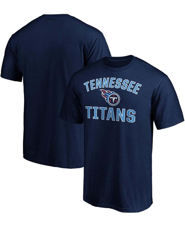 Mens Navy Tennessee Titans Victory Arch T-shirt Product Image