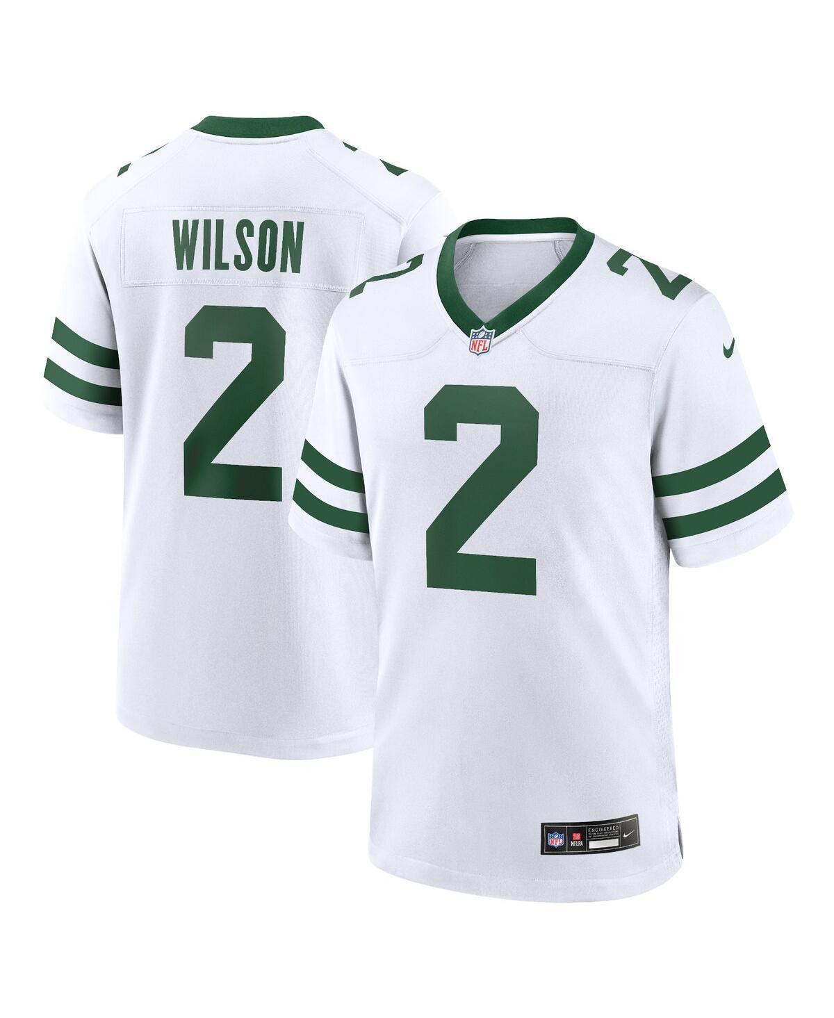 Nike Mens Zach Wilson New York Jets Alternate Game Jersey - White Product Image