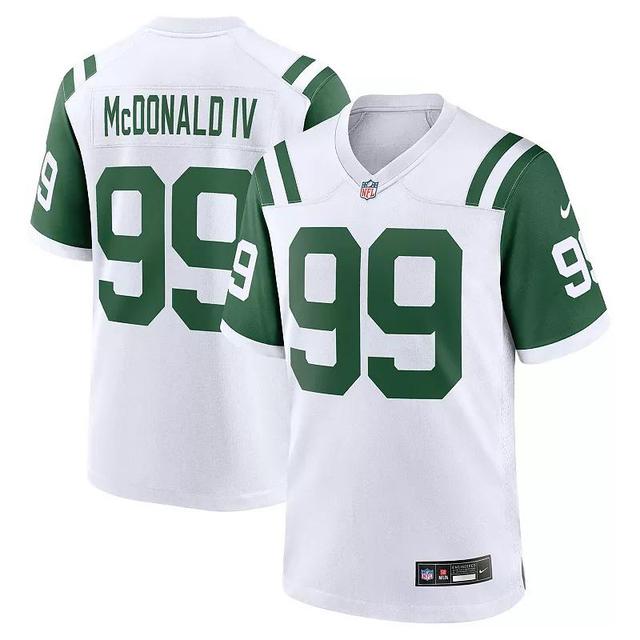 Nike Mens NFL New York Jets (Will McDonald IV) Game Football Jersey Product Image