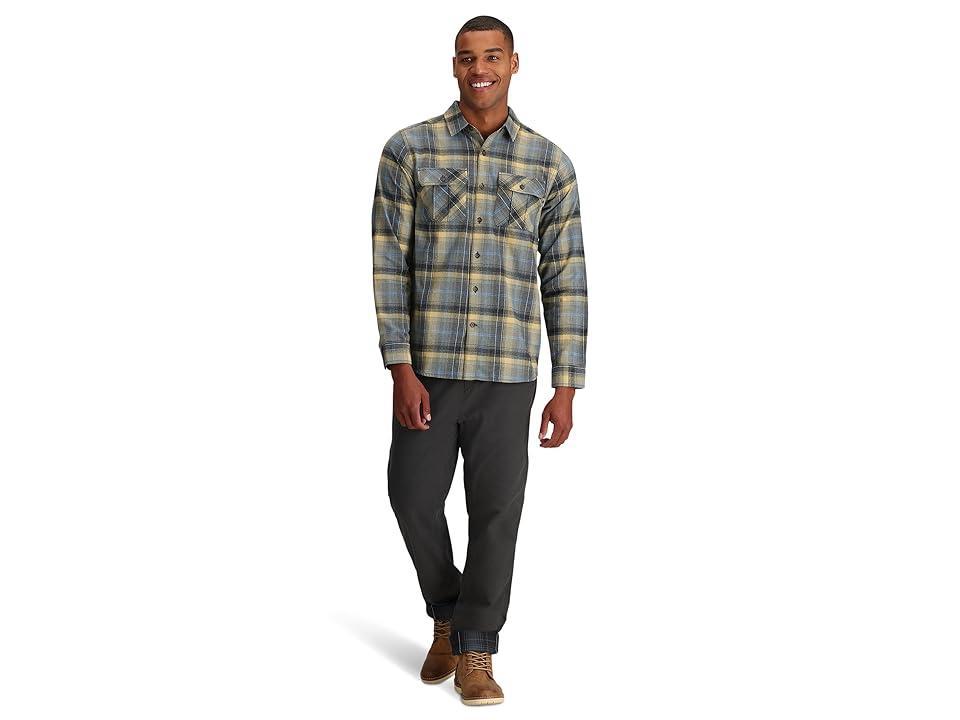 Royal Robbins Lost Coast Flannel Plaid Long Sleeve (River Rock Westport Plaid) Men's Long Sleeve Button Up Product Image