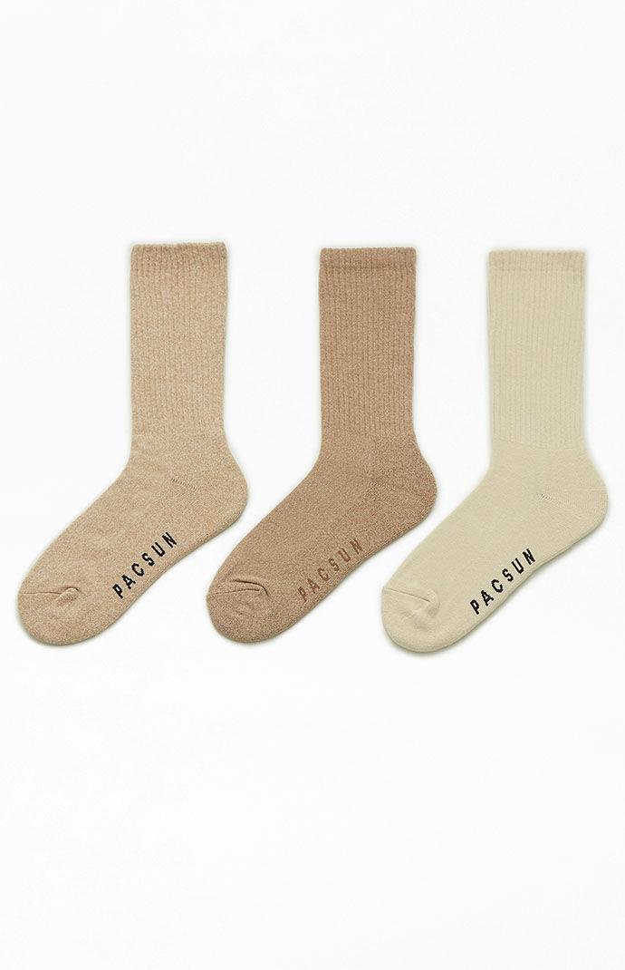 3 Pack Eco Basic Crew Socks Product Image