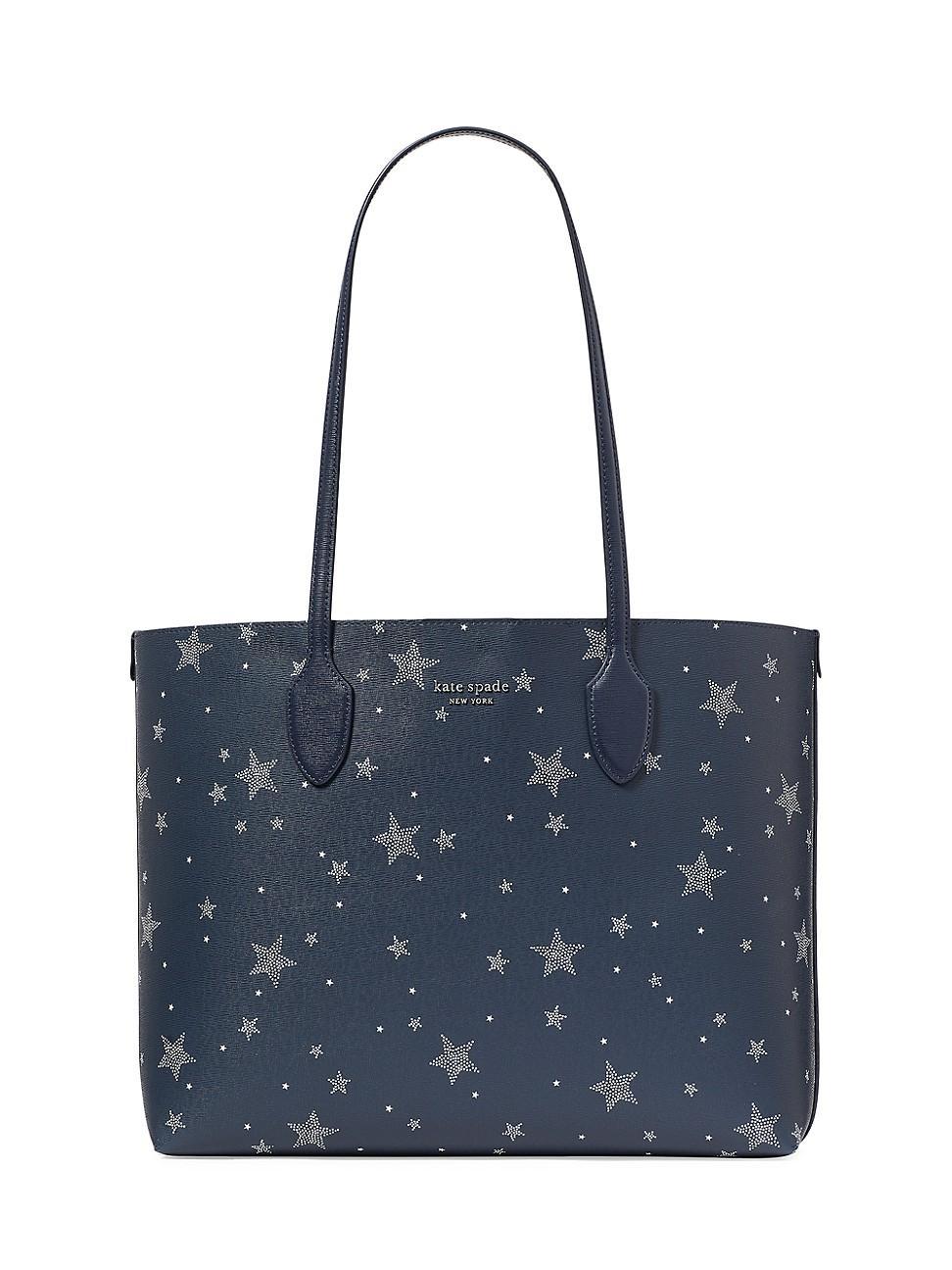 Kate Spade New York Bleecker Starlight Printed PVC Large Tote (Blazer Multi) Handbags Product Image