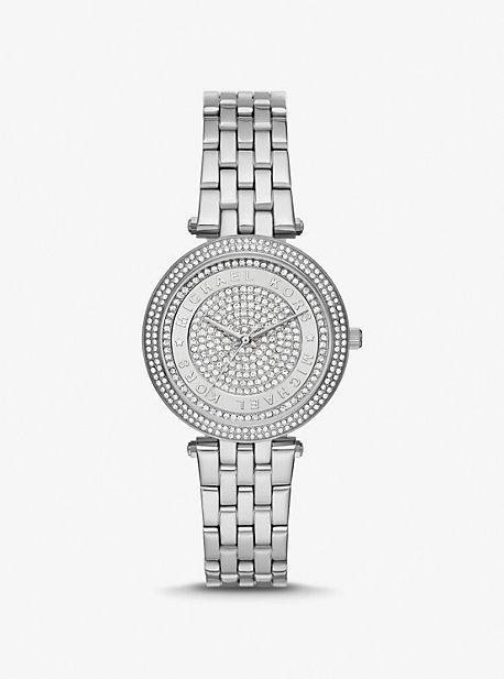 Oversized Pavé Logo -Tone Watch Product Image