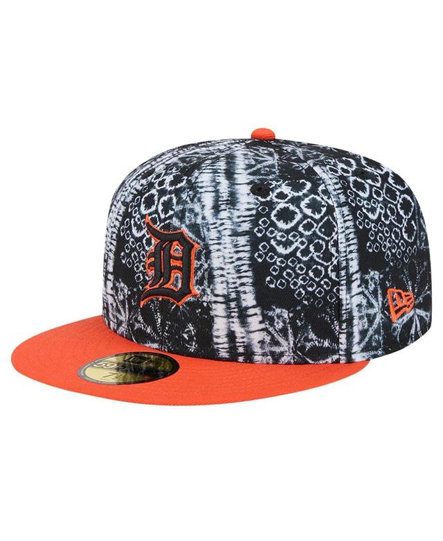 New Era Mens Black Detroit Tigers Sands 59FIFTY Fitted Hat Product Image