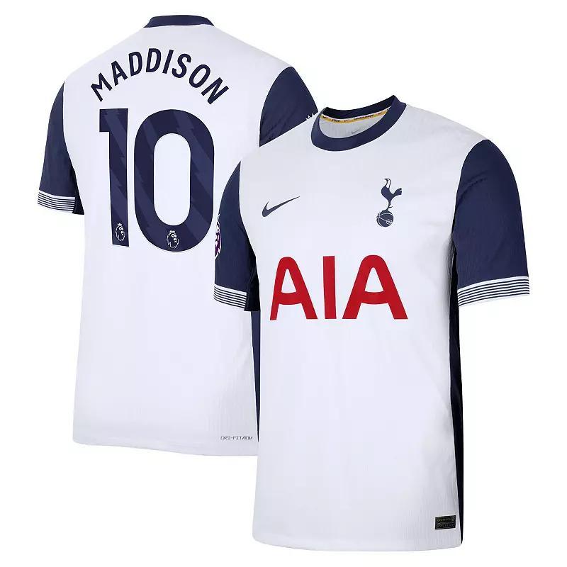 Mens Nike James Maddison White Tottenham Hotspur 2024/25 Home Authentic Player Jersey Product Image