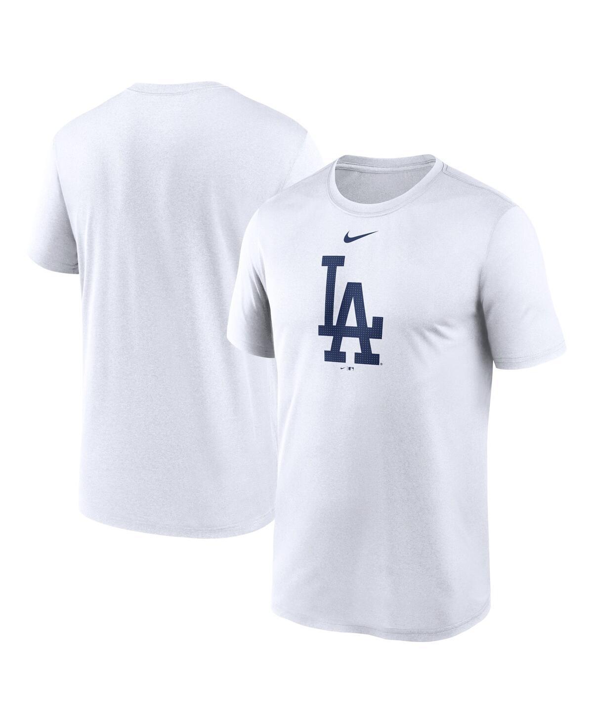 Mens Nike White Los Angeles Dodgers Legend Fuse Large Logo Performance T-shirt Product Image