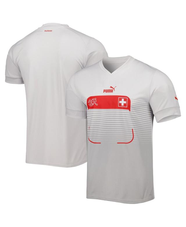 Mens Puma White Switzerland National Team 2022/23 Away Replica Jersey - White Product Image