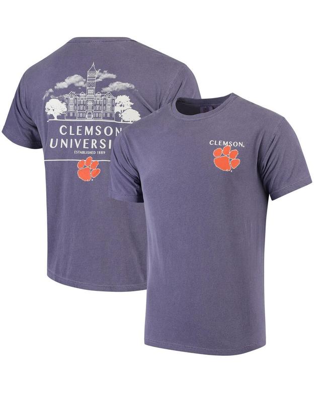 Mens Purple Clemson Tigers Campus Local Comfort Colors T-shirt Product Image