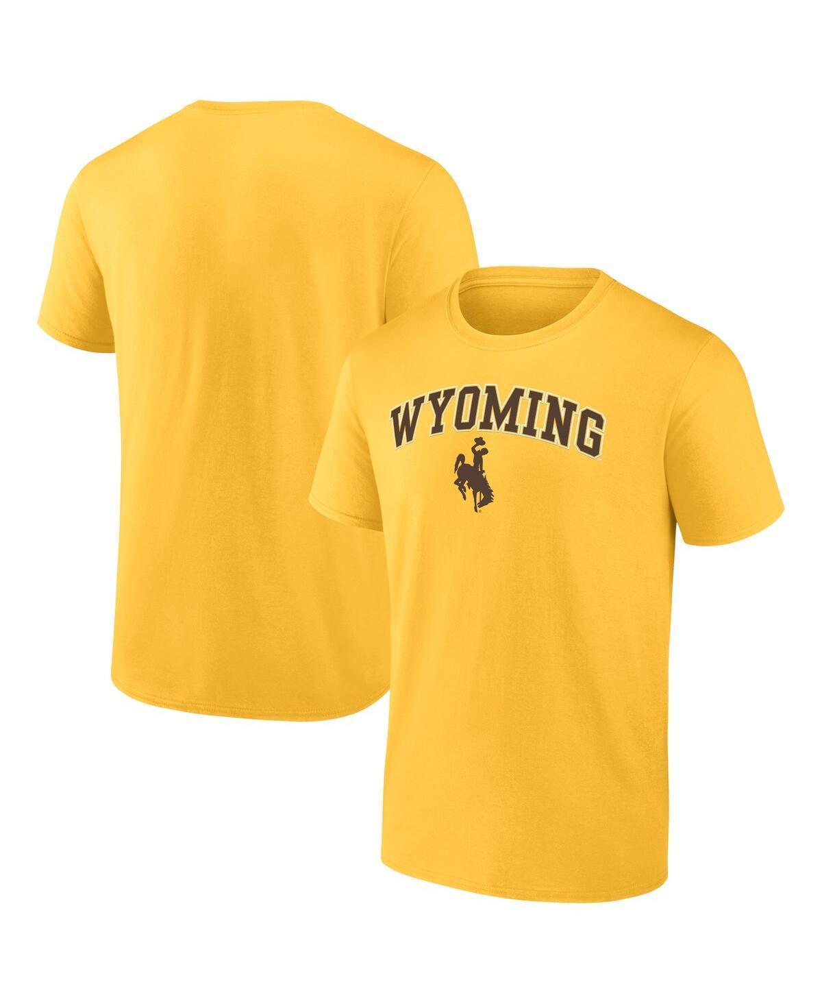 Mens Fanatics Gold Wyoming Cowboys Campus T-shirt Product Image