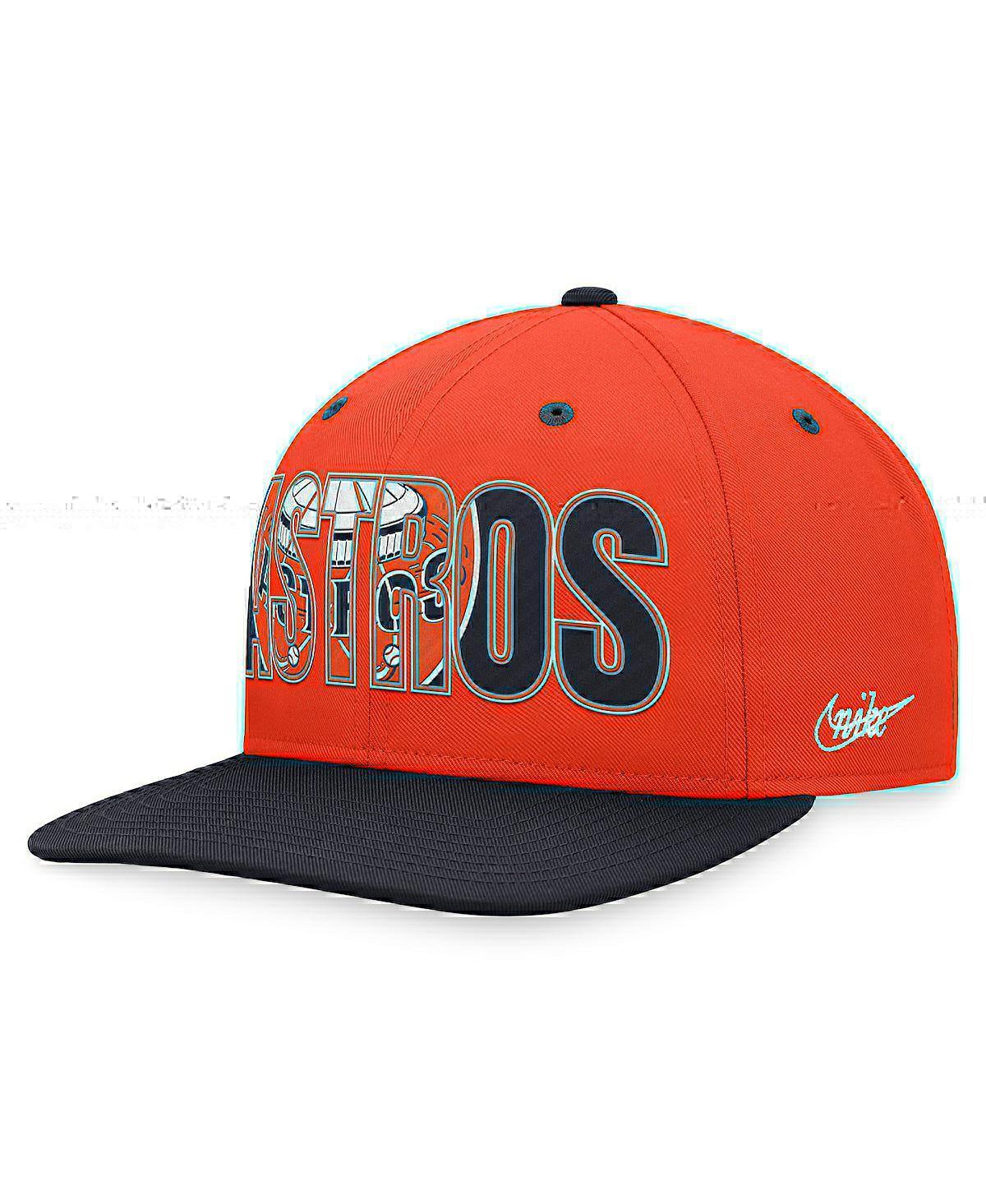 NIKE Men's  Orange Houston Astros Cooperstown Collection Pro Snapback Hat Product Image