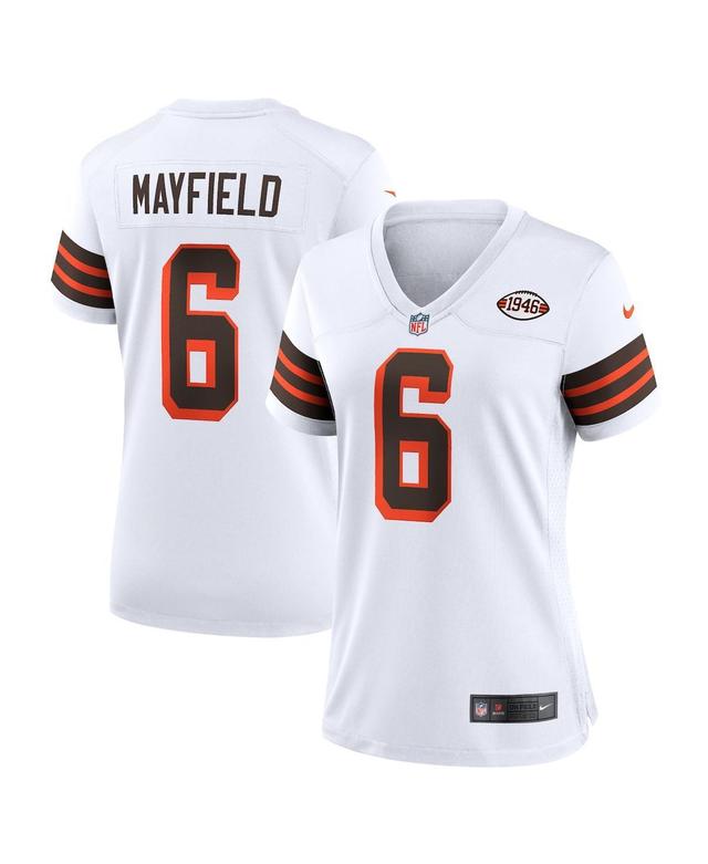 Womens Baker Mayfield White Cleveland Browns 1946 Collection Alternate Game Jersey - White Product Image