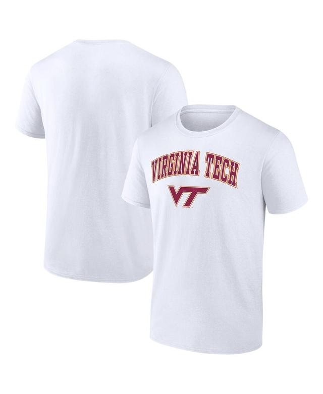 Mens Fanatics White Virginia Tech Hokies Campus T-shirt Product Image