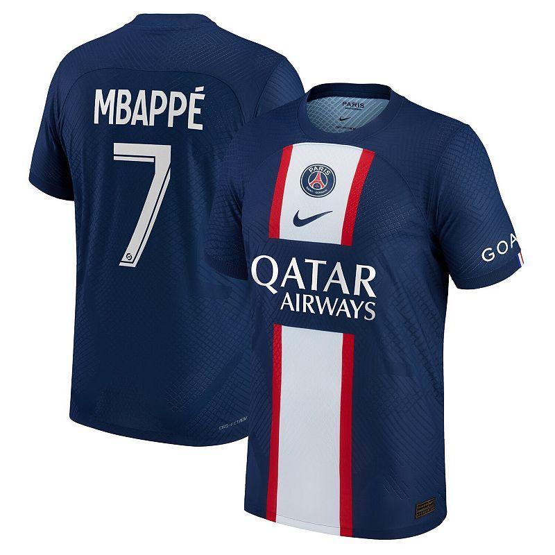 Mens Nike Kylian Mbapp Blue Paris Saint-Germain 2022/23 Home Authentic Player Jersey Product Image