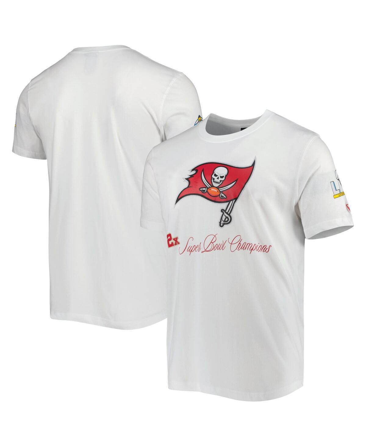 Mens New Era White Tampa Bay Buccaneers Historic Champs T-shirt Product Image