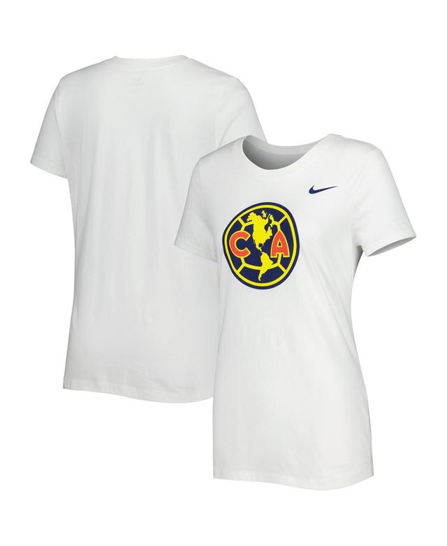 Womens Nike White Club America Club Crest T-shirt Product Image