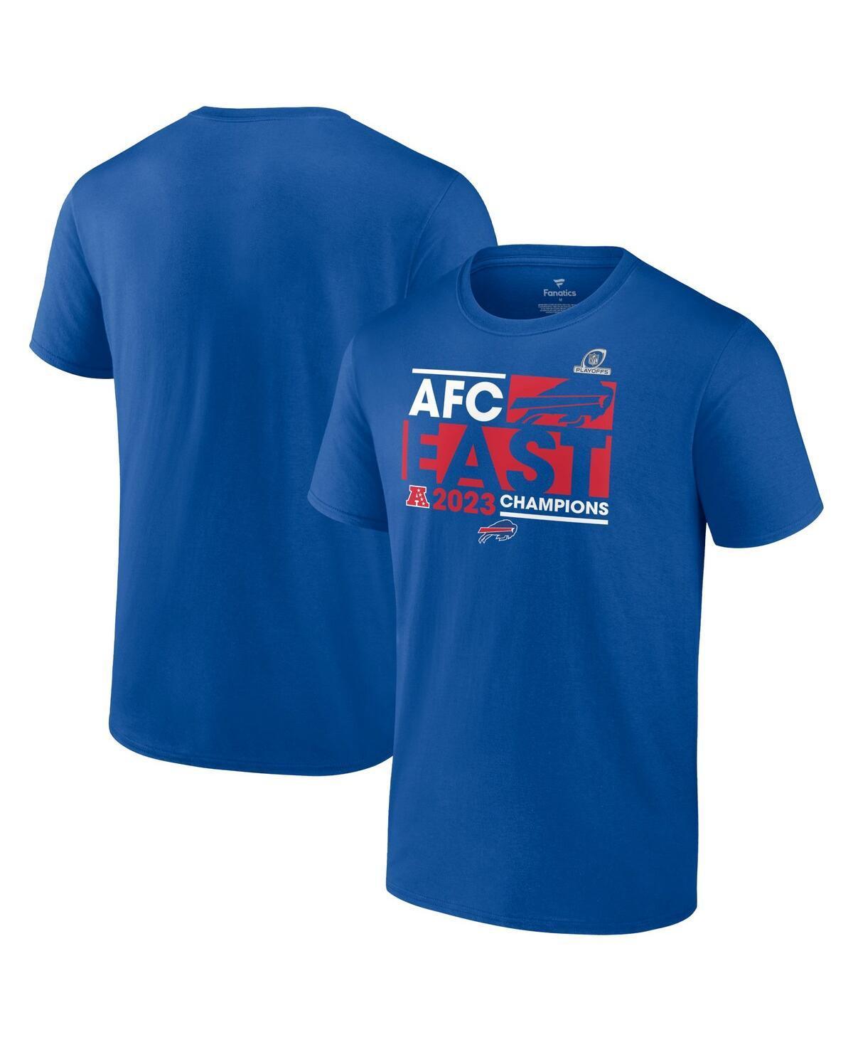 Mens Fanatics Royal Buffalo Bills 2023 Afc East Division Champions Conquer T-shirt Product Image